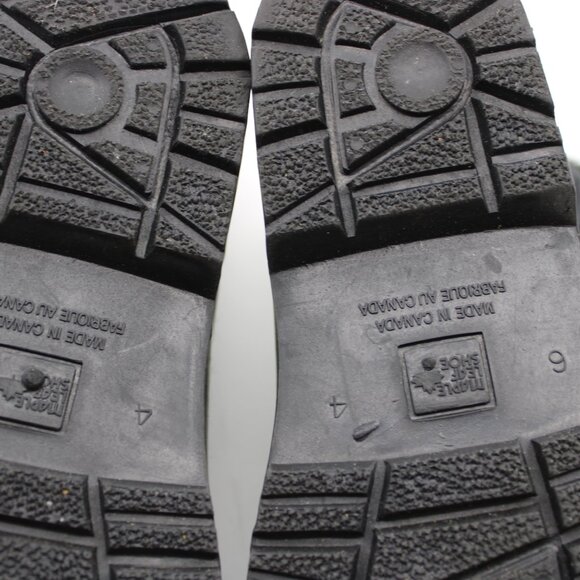 Maple Leafe Youth Shoe Husky Canada Faux Fur SZ 4WY Black Rubber Boot & Faux Fur - Picture 6 of 6